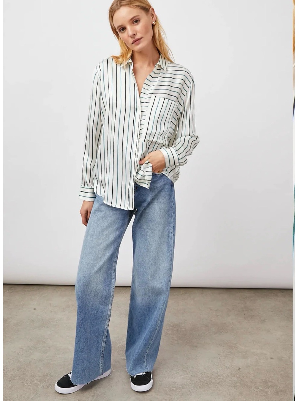 RAILS Spencer blouse 💯 silk sz. XS